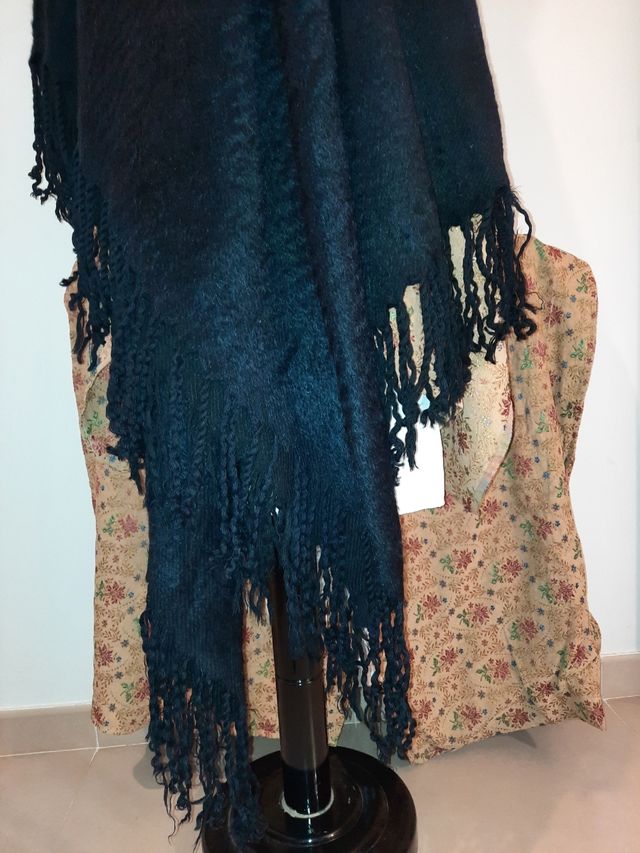 MANTON PELO ANTIGUO AZUL OSCURO.170×170.TAPABOCAS