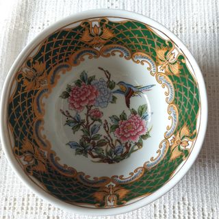 Conjunto prato e tigela decorativos