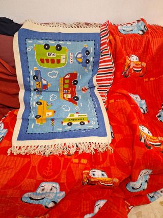 Colcha y alfombra de rayo Macqueen