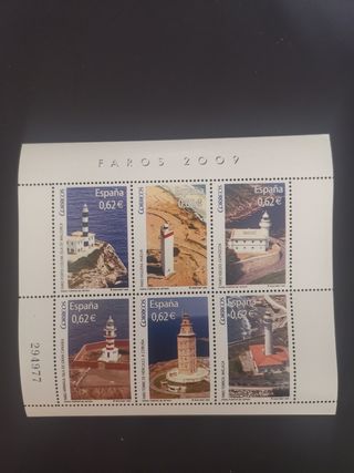 Sello H.B Faros de España 2009