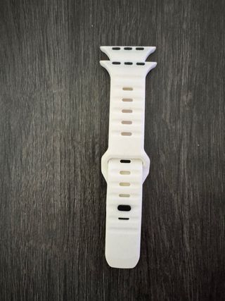 Correa Silicona Apple Watch Blanca