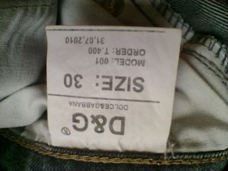 pantalon vaquero gris de dolce & gabbana