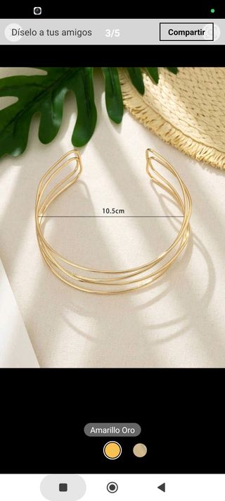 Gargantilla, collar, aro