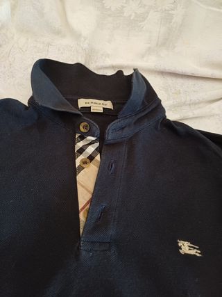 POLO Burberry blu 12 anni