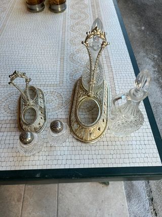 Menage in cristallo vintage