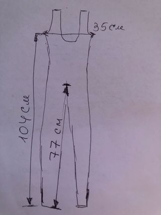 Culote largo ciclismo hombre, XL