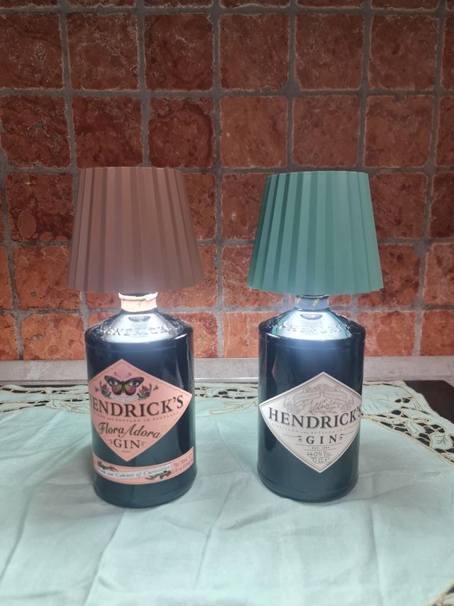 Lampada con bottiglia ricaricabile 