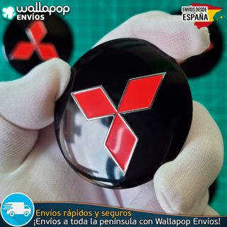 X4 Emblemas Mitsubishi 56mm Pegatinas Tapacubos