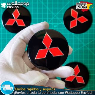 X4 Emblemas Mitsubishi 56mm Pegatinas Tapacubos