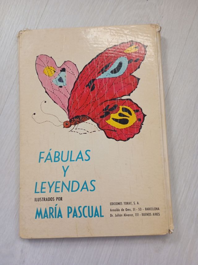 Libro antiguo Fábulas y leyendas 