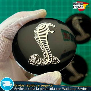 Ford Mustang Shelby Cobra Emblemas 56mm Tapacubos