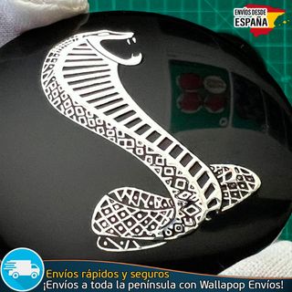 Ford Mustang Shelby Cobra Emblemas 56mm Tapacubos