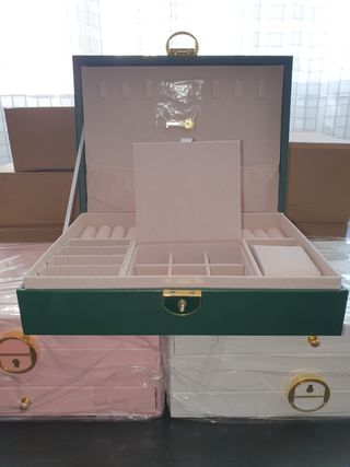 Joyero grande tapa tejido diamante 25 €