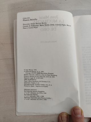 Libro La Muchacha de las Bragas de Oro