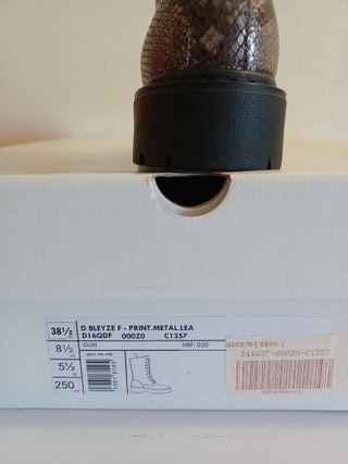 Geox Botines Bleyze, talla 38.5(39EU) plantilla 25