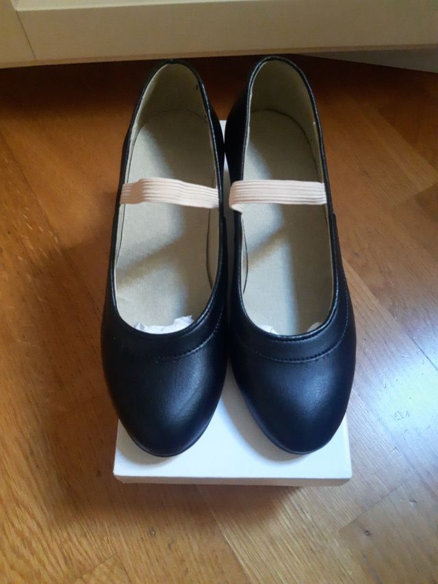 Sapatos Flamenco para raparigas cor preto 31