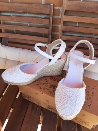 Alpargatas de novia 