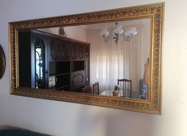 Espejo dorado vintage