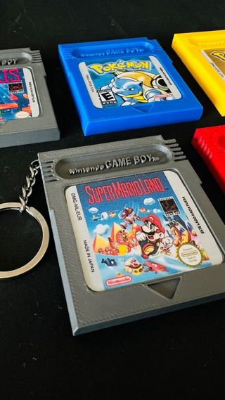 Llaveros cartuchos Game Boy
