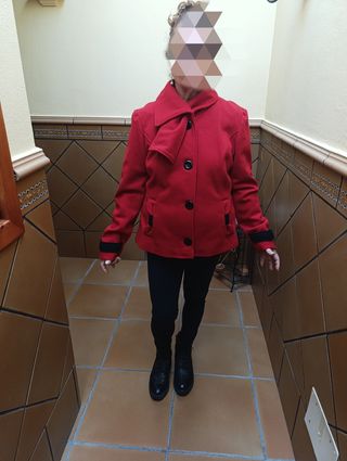 Chaqueta roja de vestir XL nueva 