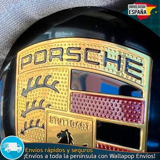 X4 Emblemas Porsche 56mm Pegatinas Tapacubos Bujes
