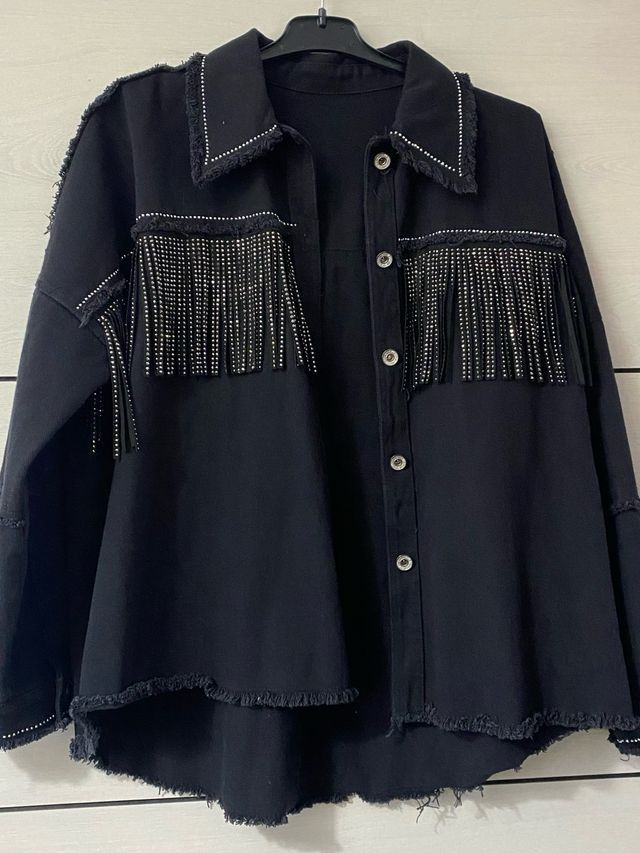 Sobrecamisa vaquera negra