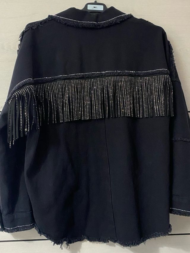 Sobrecamisa vaquera negra