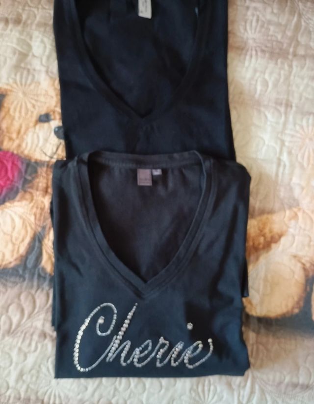 2 maglie elasticizzate nere