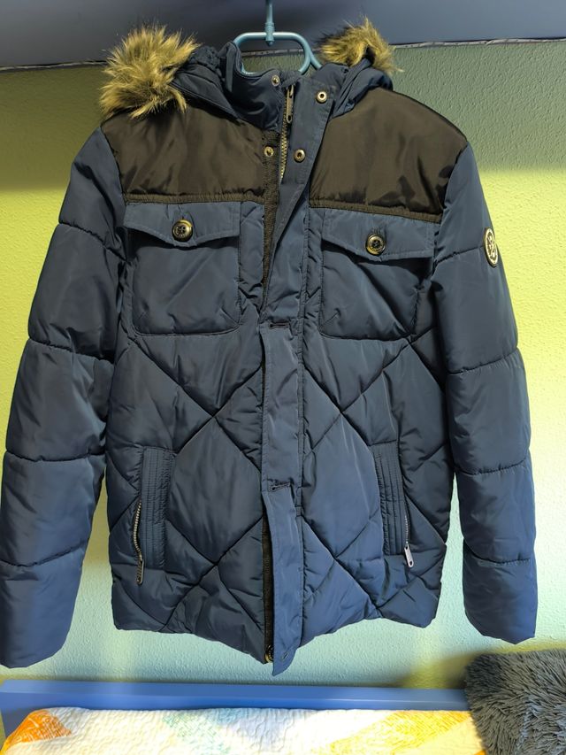 Abrigo parka acolchado