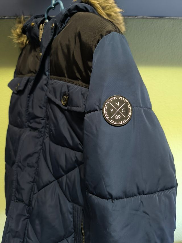 Abrigo parka acolchado