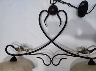 Lámpara para techo de forja