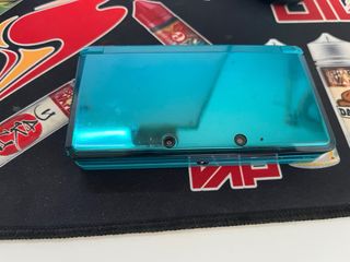 Nintendo 3ds blue + funda + juegos 