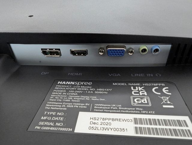 Monitor 27" Hannspree