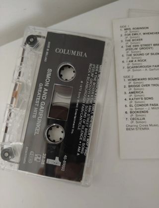 Cassetta vintage Simon & Garfunkel 
