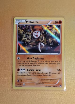 Meloetta Holo carta pokemon BKT