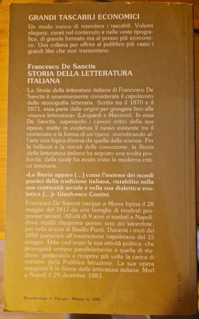 Storia della letteratura italiana