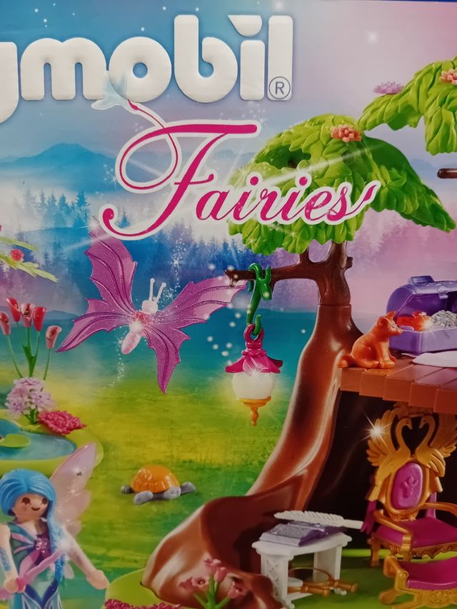 Playmobil 70001 casa bosque hadas luz