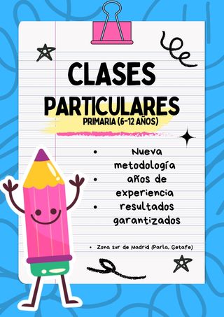 Clases particulares de Primaria 🎓📚