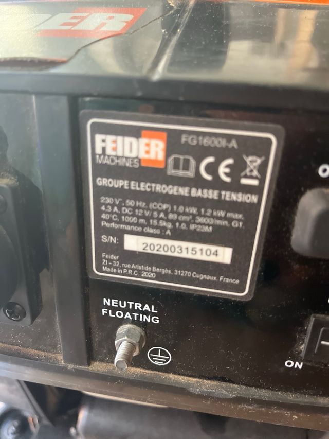 Motor 1200w grupo electrogeno