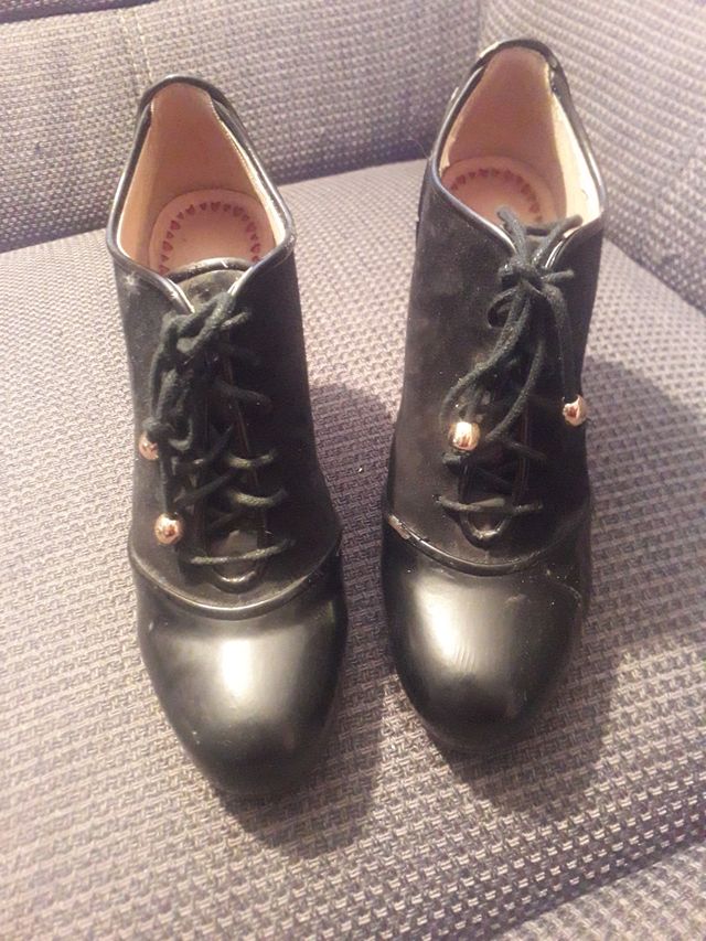 Scarpe donna pelle e camoscio