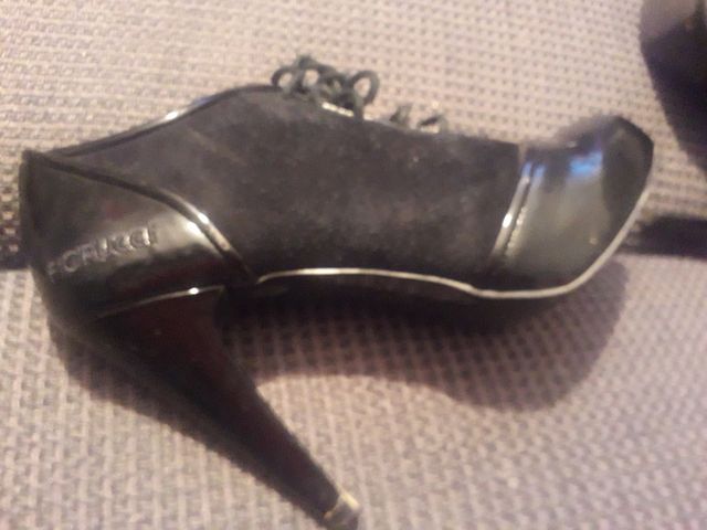 Scarpe donna pelle e camoscio