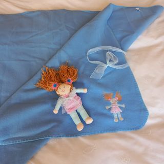 Mantita Bebé+muñeca a juego  NUEVO