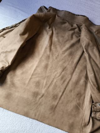 ABRIGO CHAQUETÓN MUJER COLOR CAMEL T-52