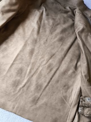 ABRIGO CHAQUETÓN MUJER COLOR CAMEL T-52