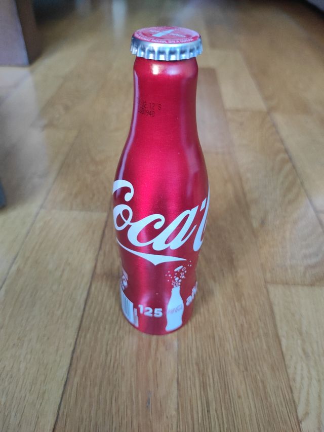Botella Aluminio Coca-Cola 125 años
