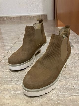 Botines marrones