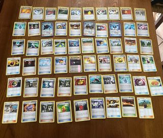Lotto 59 Carte Pokemon Allenatore da 2010 a 2017