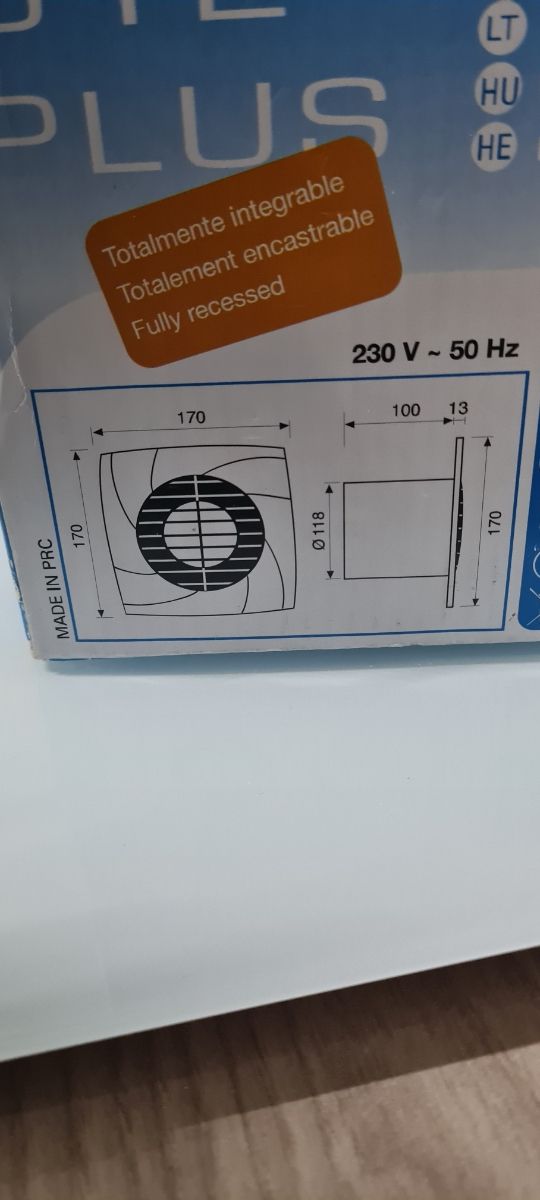 Extractor baño Cata C