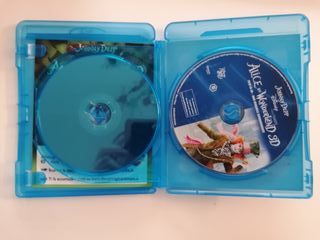 Bluray Alice in Wonderland 2 dischi uno 3D più E-C