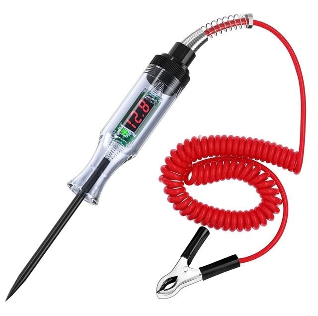 Probador de voltaje automotriz de 3v a 48V